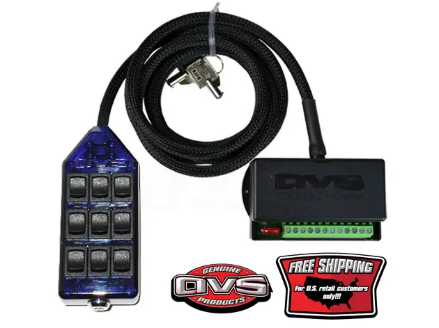 Blue AVS 9-Switch Series (ROCKER)