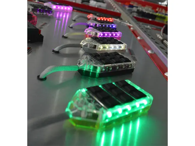 Clear W/LED Lights 9-Switch Series (ROCKER)