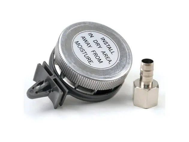 Remote Inlet Air Filter Assembly, Gray Plastic Housing (1/4" x 1/4" Tube Fitting, NPT)