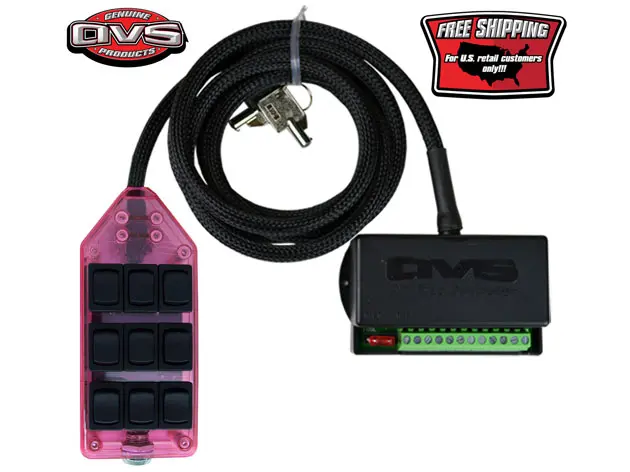 Pink AVS 9-Switch Series (ROCKER)