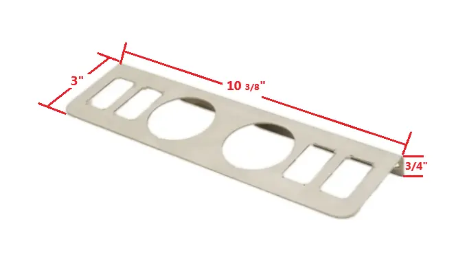 Dual Gauge, 4 Paddle Valve Mount