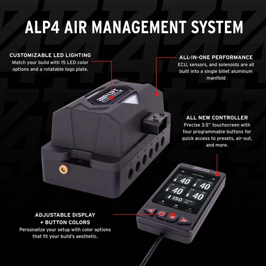 Airlift Air Lift Performance 4P (1/4" Air Line, No Tank, No Compressor)