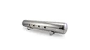 Airlift 5 Gal Alum Air Tank - (4) 3/8" face ports, & 1/4" drain port - 36" L x 6" D - Polished