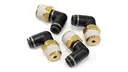 Airlift Elbow Male - 3/8" MNPT x 1/4" PTC - DOT - SMC # KV2L07-36S