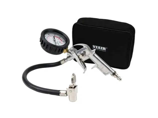 [VA-00046] Tire Inflation Gun, 2.5” Mechanical Gauge (Normally Closed Trigger with 0~160 psi Gauge), Carry Bag