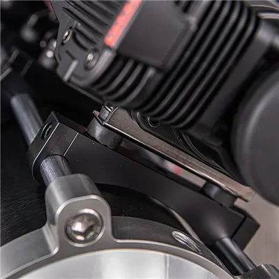 [03-BTM-B] Billet Modular Air Tank Compressor/Valve Mount Pair (Black)
