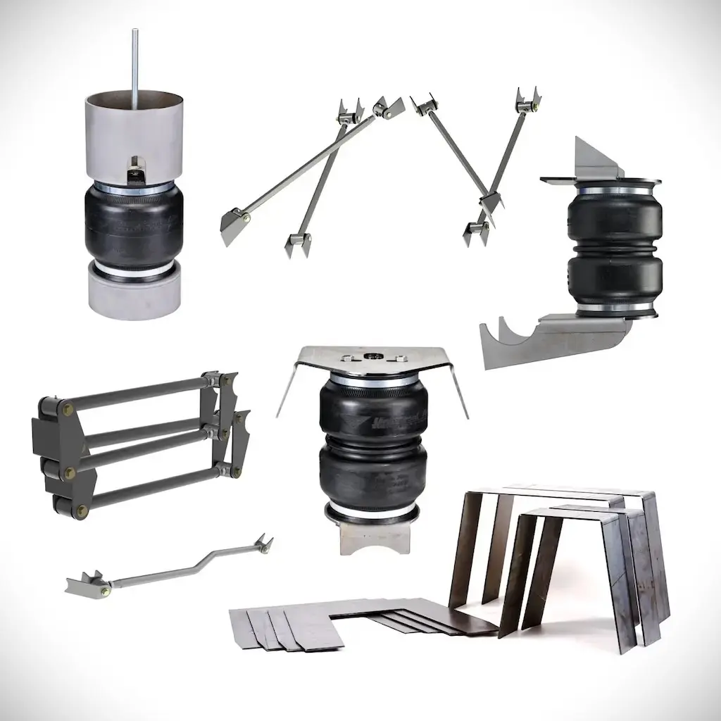 [30-100877] Chevy C/K 1500 1988-1998 RWD Bag & Bracket Kit (Keep Leaf, Yes, Behind Axle, None)