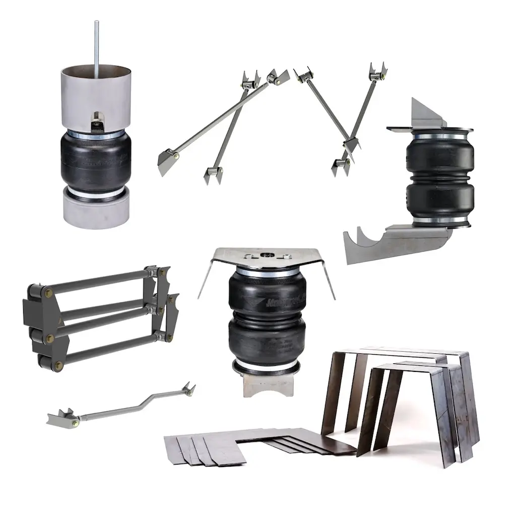 [30-101162] Chevy S10 1982-2004 RWD Bag & Bracket Kit (Keep Leaf, Yes, Behind Axle, None)