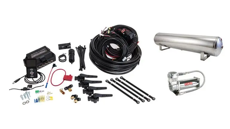[AL-27792] Airlift Air Lift Performance 3H (1/4" Air Line, 4 Gallon 5-Port Lightweight Polished Aluminum Tank, VIAIR 444C Compressor)