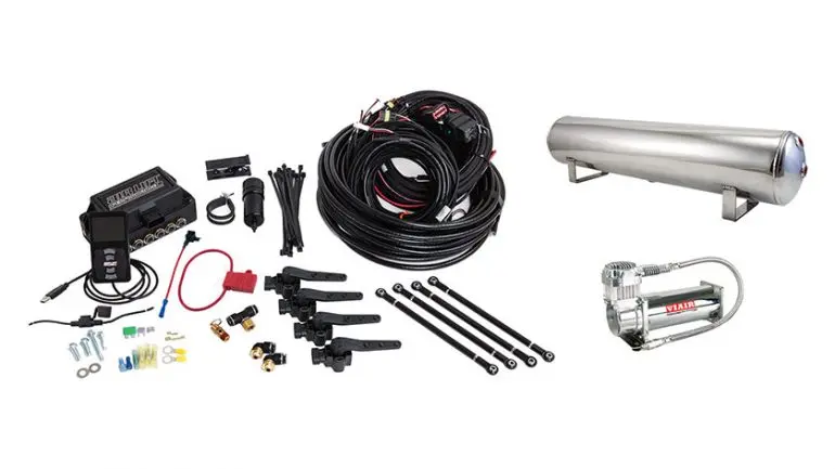 [AL-27797] Airlift Air Lift Performance 3H (3/8" Air Line, 4 Gallon 5-Port Lightweight Polished Aluminum Tank, VIAIR 444C Compressor)