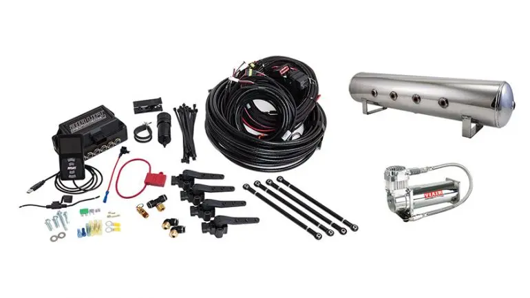 [AL-27799] Airlift Air Lift Performance 3H (3/8" Air Line, 4 Gallon 7-Port Lightweight Polished Aluminum Tank, VIAIR 444C Compressor)