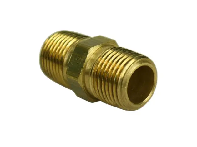 [05-BF14-24] 1/4" NPT Hex Nipple