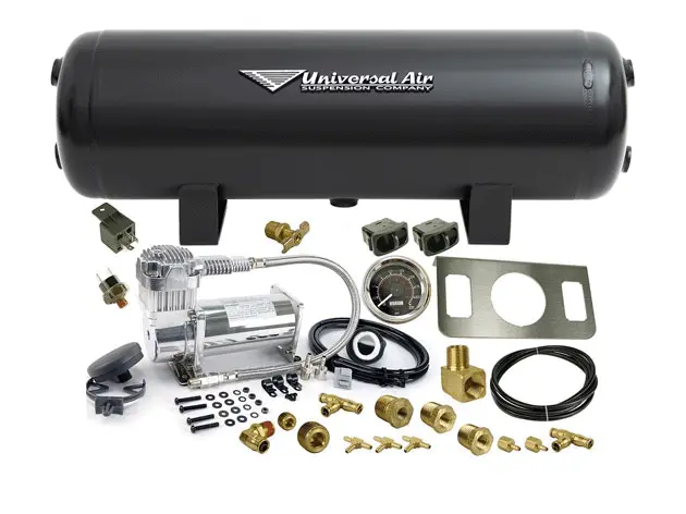 [10-160139] Manual Paddle FB Air Management Package (3 Gallon Black Aluminum, No Compressor, No Power Kit)
