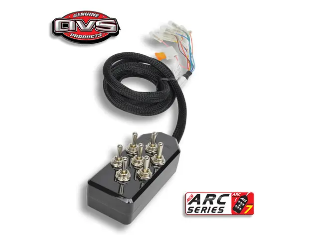 [AVS-ARC-T7C-BK] Black 7-Switch Series (TOGGLE)