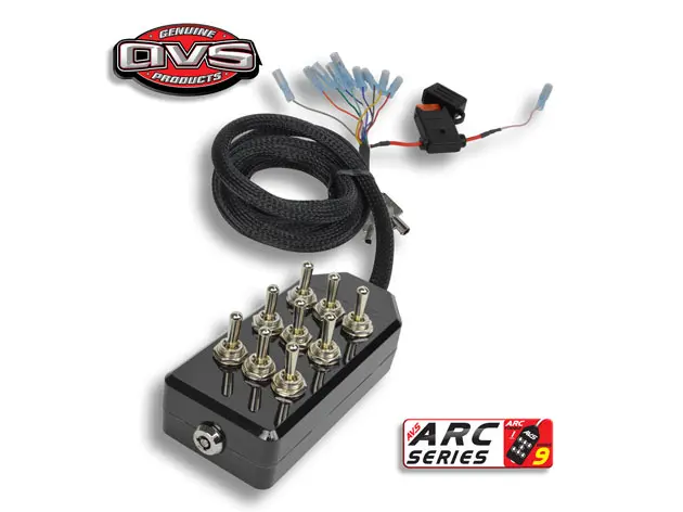 [AVS-ARC-T9-BK] Black 9-Switch Series (TOGGLE)