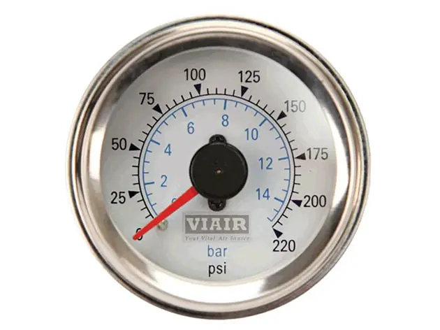 [VA-90081] 2" Dual Needle Gauge 220 White