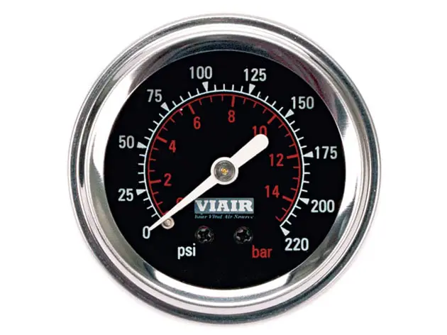 [VA-90090] 2" Single Needle Gauge 220 Black