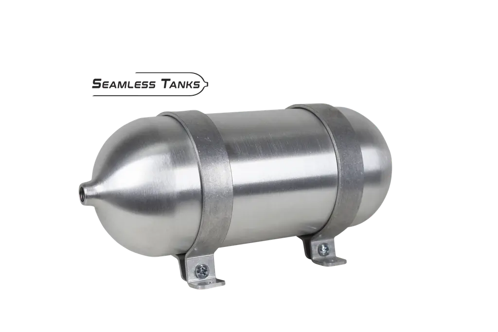 Seamless Tanks 4.5" x 12" Long .598 Gal (2) 3/8 NPT Ports