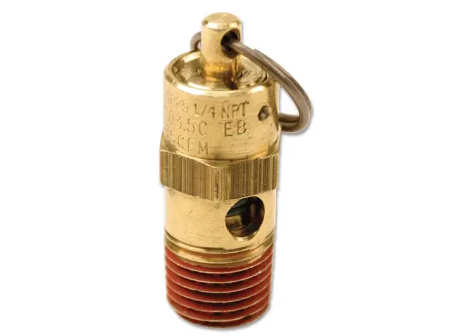 [VA-92250] 250 PSI Hi-Temp Rated Safety Valve (1/4" M, NPT)