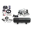 Airlift 4P/H Air Management Package (3 Gallon Black Aluminum, No Compressor, 1/4", No Height Based)