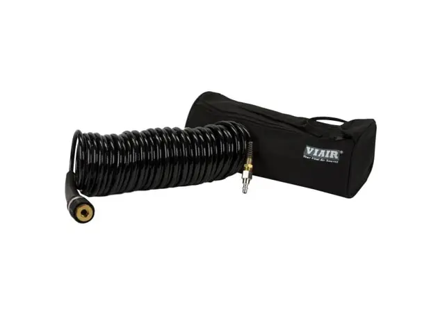[VA-00031] 30 Ft. Extension Black Braided Coil Hose