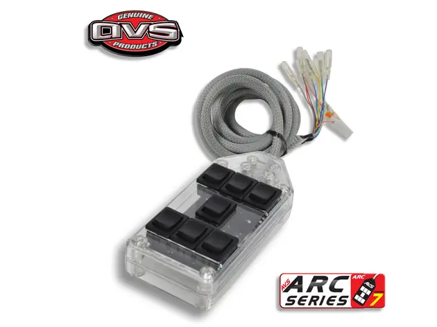 [AVS-ARC-7C-CL] Clear AVS 7-Switch Series (ROCKER)