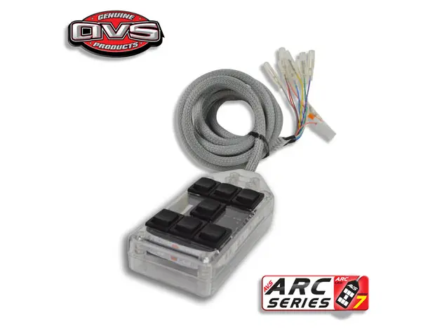 [AVS-ARC-7-LED] Clear W/L.E.D. Lights AVS 7-Switch Series (ROCKER)