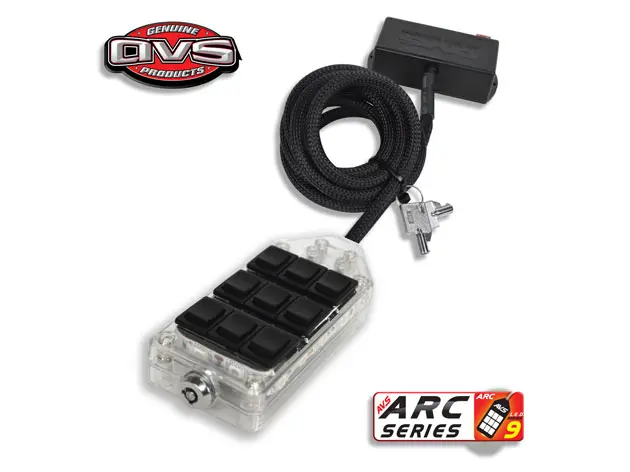 [AVS-ARC-9-LED] Clear W/LED Lights 9-Switch Series (ROCKER)
