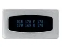 [ODY-19-6-5-S-T] Dakota Digital Rectangle Digital Gauge W/5 Senders (Teal, Brushed)
