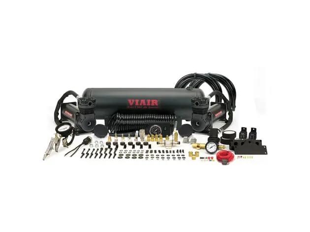 [VA-20022] Dual Stealth Black 480C Onboard Air System (200 PSI · 3.53 CFM · 40 Amp · 12V · 2.5 Gal. Tank)