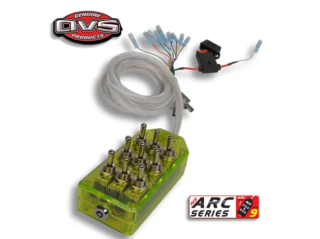 [AVS-ARC-T9-GN] Green 9-Switch Series (TOGGLE)