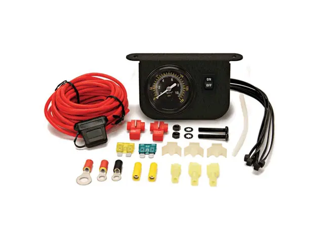 [VA-10061] Illuminated Dash Panel Gauge Kit (150 PSI, 20 Amp)