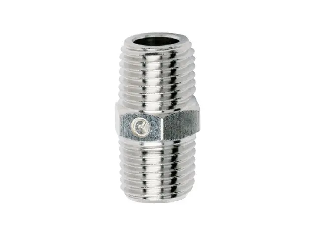 [05-53-4] **Nickel Plated** 1/4" NPT Hex Nipple