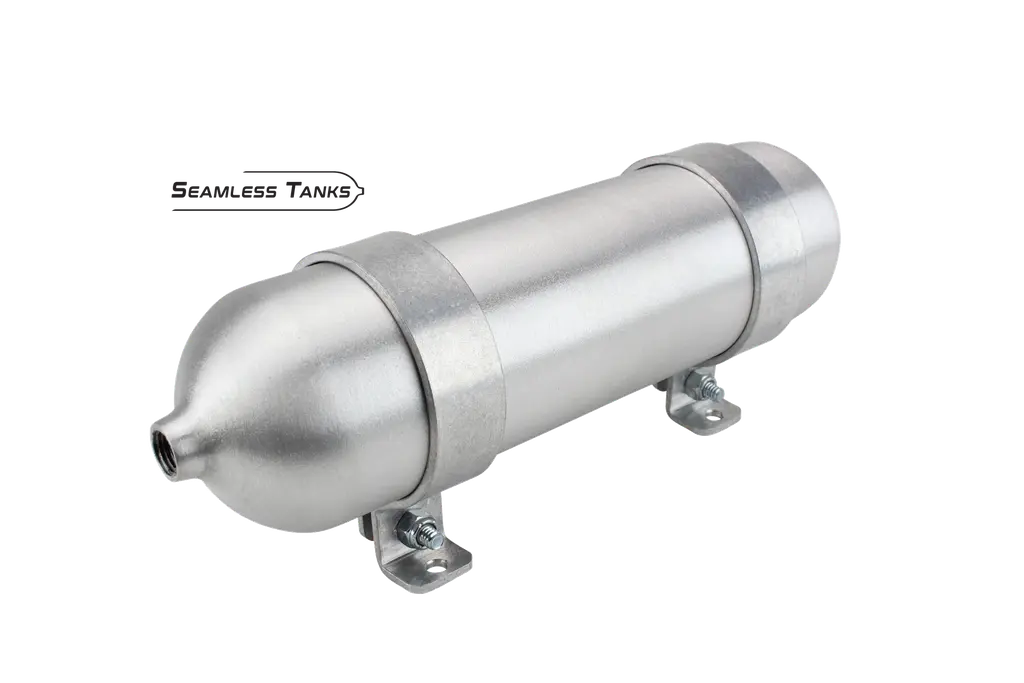 [ST-212251] Seamless Tanks 2.875" x 12" Long .243 Gal (2) 1/4 NPT Ports