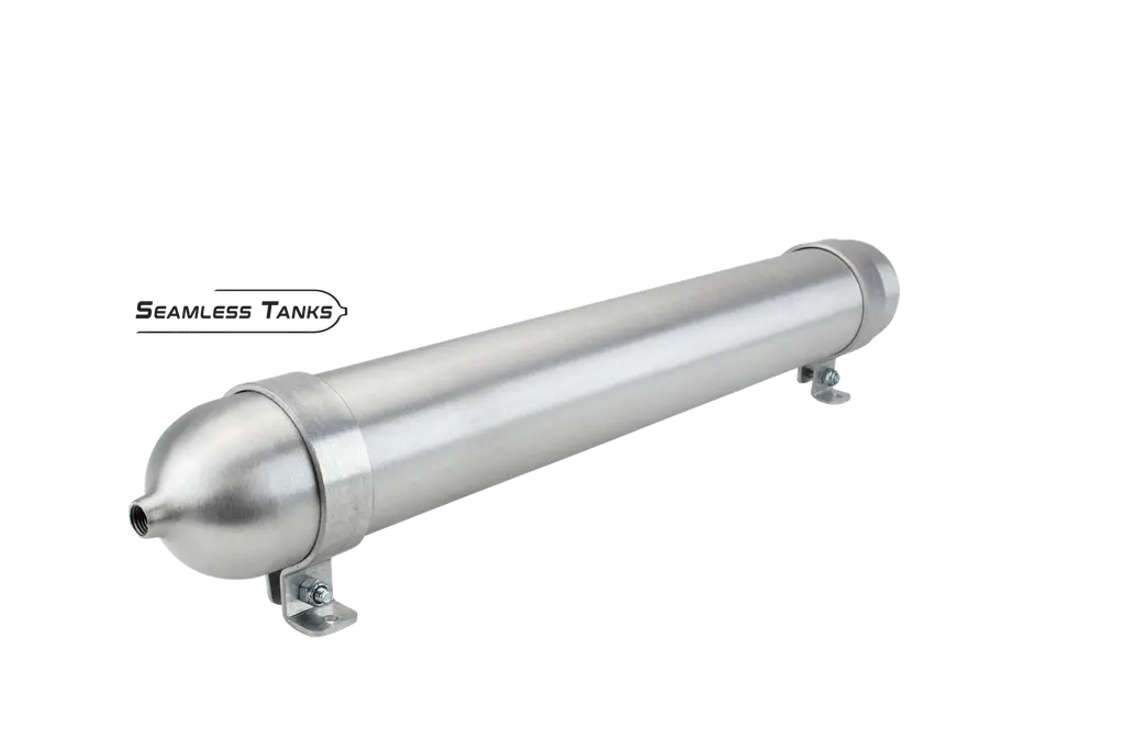 [ST-224251] Seamless Tanks 2.875" x 24" Long .526 Gal (2) 1/4 NPT Ports