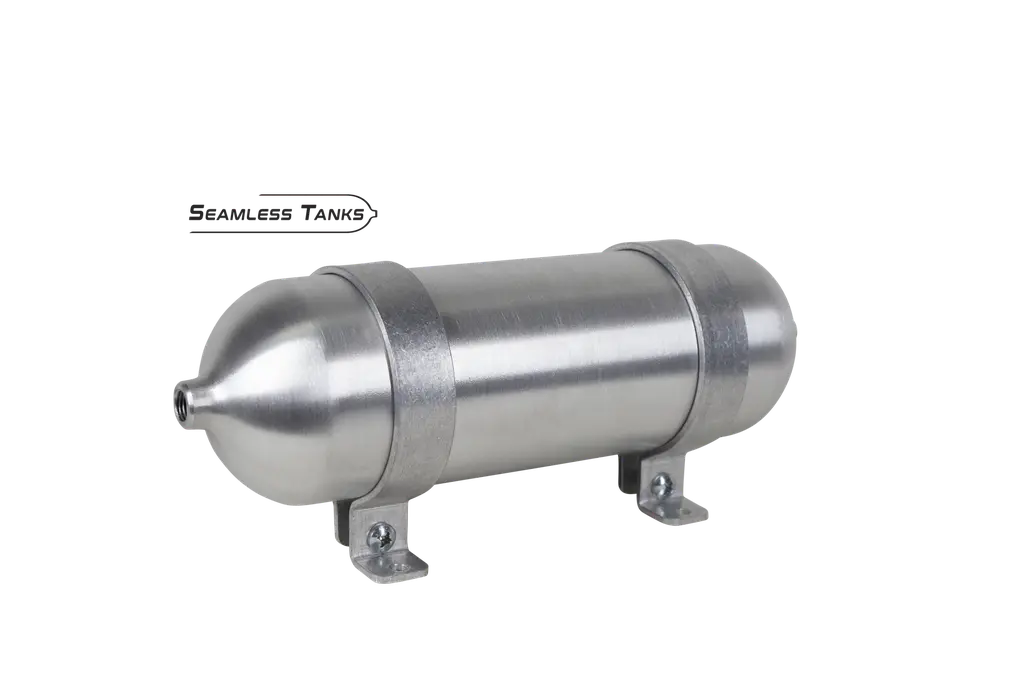[ST-312251] Seamless Tanks 3.5" x 12" Long .363 Gal (2) 1/4 NPT Ports