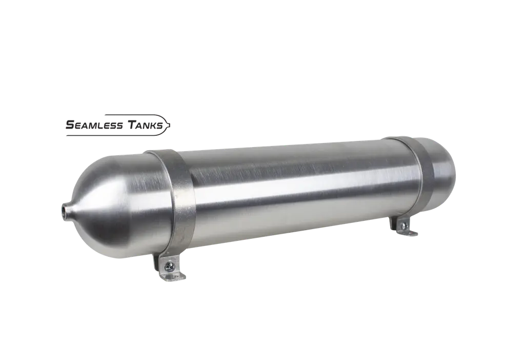 [ST-424251] Seamless Tanks 4.5" x 24" Long 1.338 Gal (2) 1/4 NPT Ports