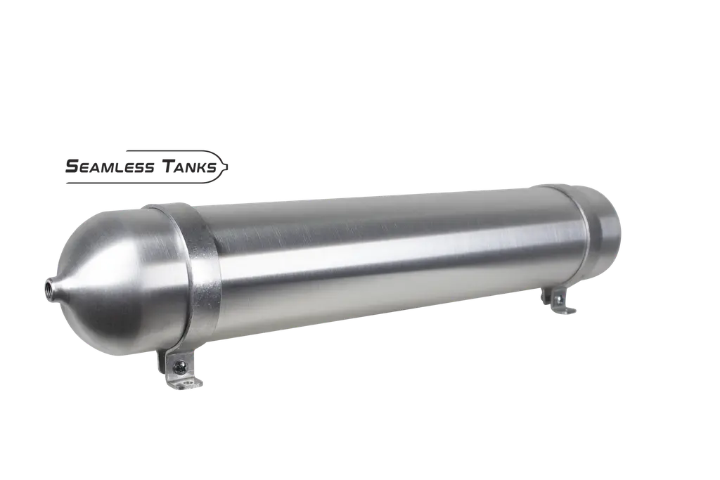 [ST-428251] Seamless Tanks 4.5" x 28" Long 1.585 Gal (2) 1/4 NPT Ports