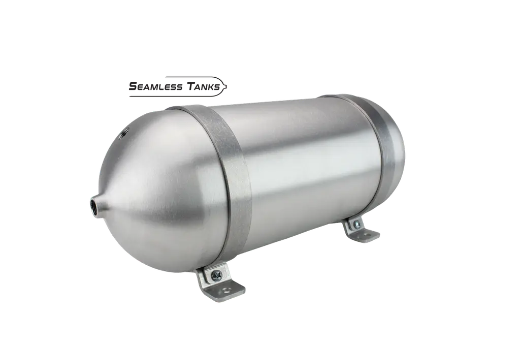 [ST-618381] Seamless Tanks 6.625" x 18" Long 2.07 Gal (4) 3/8 NPT (1) 1/4 NPT Ports