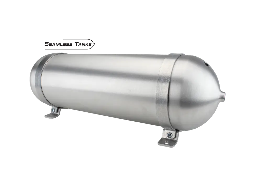 [ST-624381] Seamless Tanks 6.625" x 24" Long 2.89 Gal (4) 3/8 NPT (1) 1/4 NPT Ports