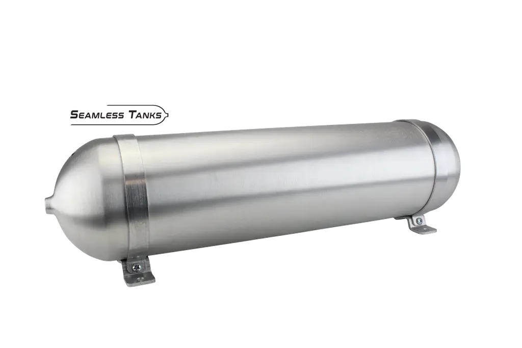 [ST-628381] Seamless Tanks 6.625" x 28" Long 3.44 Gal (4) 3/8 NPT (1) 1/4 NPT Ports