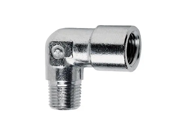 [05-51-6] **Nickel Plated** 3/8" Male NPT 3/8" Female NPT 90 Degree Street Elbow