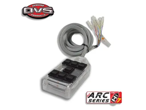 [AVS-ARC-7-LED] Clear W/L.E.D. Lights AVS 7-Switch Series (ROCKER)