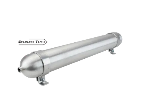 [ST-224251] Seamless Tanks 2.875" x 24" Long .526 Gal (2) 1/4 NPT Ports
