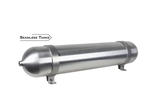 [ST-424251] Seamless Tanks 4.5" x 24" Long 1.338 Gal (2) 1/4 NPT Ports