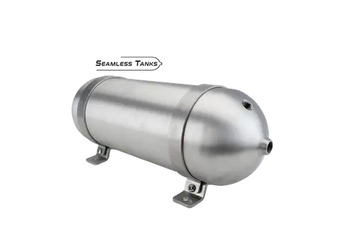 [ST-512381] Seamless Tanks 5.563" x 12" Long .89 Gal (4) 3/8 NPT (1) 1/4 NPT Ports