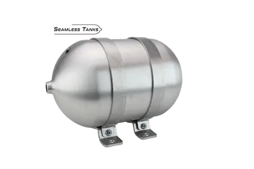 [ST-612381] Seamless Tanks 6.625" x 12" Long 1.25 Gal (4) 3/8 NPT (1) 1/4 NPT Ports
