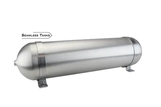 [ST-628381] Seamless Tanks 6.625" x 28" Long 3.44 Gal (4) 3/8 NPT (1) 1/4 NPT Ports