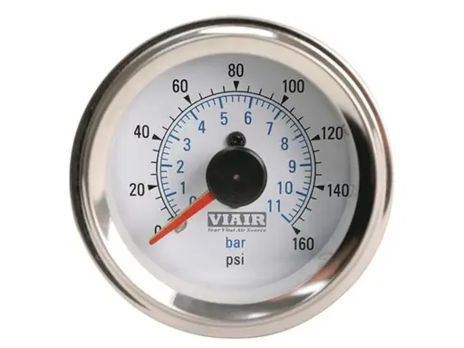 [VA-90083] 2" Dual Needle Gauge 160 White