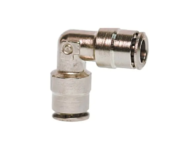 [05-76-8] **Nickel Plated** 1/2" Hose Union 90 Degree Elbow DOT Approved Fitting